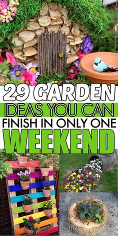 garden ideas you can finish in only one weekend