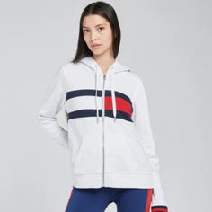 Nwt Tommy Hilfiger Sport Women's Colorblocked Zip-Up Hoodie White Xxl $70 D0042 Condition: New With Tags, Excellent Condition Never Worn Category: Apparel & Accessories > Clothing Manufacturer: Tommy Hilfiger Size: Us Regular Xxl Color: White Shipping: Arrives In 3 To 4 Business Days Via Usps First Class. Priority Shipping Is Available At Checkout. All Orders Ship Out Within 24 Hours. We Offer Hassle Free Automated Returns, And Timely Customer Service Responses. Check Out Or Store For Over 30,00 Hoodie White, Tommy Hilfiger Tops, Plus Size Activewear, Tommy Hilfiger Women, Sporty Look, Baby Clothes Shops, Zipper Hoodie, White Hoodie, Trendy Plus Size