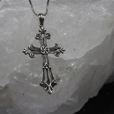 "Sterling Silver Cross Pendant- 925 Sterling Silver Necklace, Cross Surface Pendant, Solid Silver Cross, Unisex Gift, Armenian Silver On the back side is the inscription \"Holy Etchmiadzin\". In the middle of the cross is the Armenian infinity sign. The cross was made according to the sketch of the Armenian Khach-Kar. A silver cross is always a thoughtful gift! Made of solid sterling silver 925. An engraved design makes this cross unique. Beautiful worn alone, amazing combined with other necklac Engraved Spiritual Cross Charms And Jewelry, Engraved Spiritual Cross Jewelry And Charms, Oxidized Spiritual Cross Necklace, Men Cross Necklace, Mens Cross Necklace, Infinity Sign, Necklace Cross, Sterling Silver Mens Rings, Sterling Silver Cross Pendant