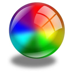 an image of a colorful ball on a white background