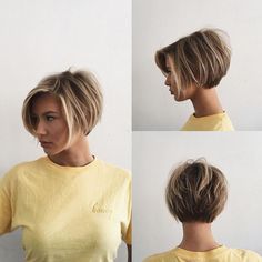 Shaggy Pixie, Κούρεμα Bob, Hairstyles Bob, Tawny Brown, Layered Hairstyles, Cute Haircuts, Short Layered, Short Layered Haircuts, Layered Bob