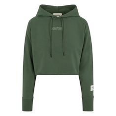 The classic Cropped Hoodie - a sage green staple, designed with a flattering boxy silhouette and slight dropped shoulder in a mid-weight cotton that's comfortable, soft and perfect for layering.  Features rib-knit cuffs, a drawstring hood, and embroidery detailing. Plus, the raw edge hem means you can crop it to your desired length.   10% of proceeds benefit female forward charities giving back to women through the  provision of resources and opportunities. Machine wash cold. Tumble dry low heat Animal Print Party, Embroidery Detailing, Summer Capsule Wardrobe, Hoodie Green, Crop Hoodie, Jena, August Birth Stone, Giving Back, Chic Woman