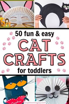 cat crafts for toddlers that are fun and easy