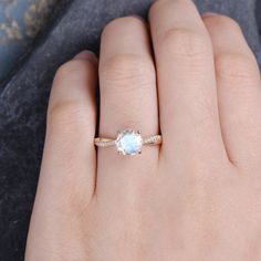 "Infinity Moonstone Engagement Ring Rose Gold Twist Solitaire Diamond Half Eternity Ring Bridal Women Promise June Birthstone-Main Ring Only This listing sells the MAIN RING only, interest the bridal set, please check it: https://www.etsy.com/listing/705238696 ITEM INFORMATION Metal Type - Solid 14k Rose Gold Band Width - (approx. 2.3mm) Center Stone - 7mm Natural Moonstone, Round Cut Side Stone - Natural Diamond/Moissanite(choose in the drop down menu) Weight - 0.13ct Clarity - SI Color - H **S Moonstone Engagement Ring Rose Gold, Half Eternity Ring Diamond, Bridal Women, Engagement Ring Rose Gold, Moonstone Engagement, Moonstone Engagement Ring, Half Eternity Ring, Ring Rose Gold, Rose Engagement Ring