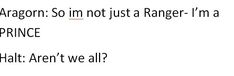 the words are written in black and white on a piece of paper that says, i'm an argon so im not just a ranger - i'm