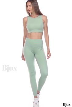 Bjux - Leggings deportivos sólidos de cintura alta para un rendimiento óptimo High Rise Solid Color Yoga Pants, High Rise Sports Pants In Solid Color, Solid Color Medium Support Sports Bottoms, Compression Leggings For Spring Training, Compression Leggings For Training In Spring, Spring Compression Leggings For Training, Casual Stretch High Rise Activewear, Spring Gym Pants Solid Color, Sporty Solid Color Leggings For Spring