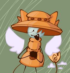 an image of a cartoon character wearing a hat