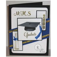 congratulations card with graduation cap and diploma