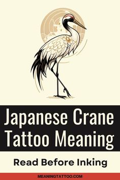 japanese crane tattoo meaning read before inking