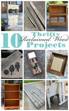 the 10 thrift refainted wood projects