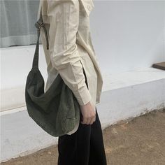 Kylethomasw Women Canvas Crossbody Bag Oblique Cross Single Backpack Large Capacity Shoulder Bag Street Trend Bag Retro Dumpling Hobos Bag Material:Canvas Bag Size: 42*28*11.5cm(1 inch = 2.54 cm, 1cm = 0.39 inch)Package Content :Crossbody Bag *1Note: 1.Please allow 1-3cm differences due to manual measurement, thanks.2.Item color displayed in photos may be showing slightly different on your computer monitor since monitors are not calibrated same.3.If you receive damaged packaging, please do not r Casual Khaki Tote Shoulder Bag, Large Capacity Khaki Satchel For School, Casual Canvas Backpack With Adjustable Strap, School Satchel In Khaki With Large Capacity, Trendy Khaki Hobo Shoulder Bag, Casual Khaki Hobo Bag For Everyday, Casual Khaki Canvas Shoulder Bag, Casual Everyday Khaki Hobo Bag, Trendy Khaki Backpack