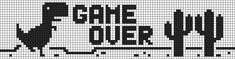 a black and white cross stitch pattern with the words, one fine power written on it