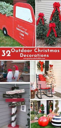 outdoor christmas decorations that are easy to make and great for decorating your house or yard