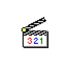 an image of a pixelated calendar with the date 31 / 3 on it's side