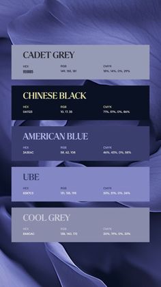 Colors:
959BB5
0A1123
3A3E6C
8387C3
8A8CAC Rare Colors Names Aesthetic, Athletic Color Palette, Therapy Color Palette, Iridescent Color Palette, Black And Blue Color Palette, January Color Palette, Indigo Color Palette, Dark Colour Palette