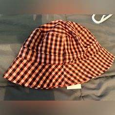 Nwt Culturefly Plaid Bucket Hat One Size Plaid Bucket Hat, Stitch Ears, Carhartt Hat, Bond Woman, Bucket Hat White, Blue Beanie, Velvet Hat, Stocking Cap, Red Fits