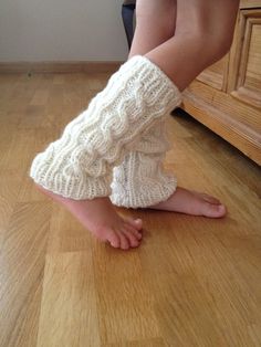 HAND KNIT SOCKS, LEG WARMERS, KNIT BOOT CUFFS, BOOT CUFFS Knit leg warmers, hand made whit a soft, chunky, warm blend of wool and easy-care acrylic yarn.  Perfect for winter and spring. These leg warmers are so cute and fun for little girls!  Super cute to wear them around the house,  wear with dresses & skirts, or wear them under or over cute boots for a chic look! Perfect for gift giving! Color: ivory Machine wash cold water, lat flat to dry. ------ SHIPPING & DELIVERY TIMES All items are disp Leg Warmers Knit, Kids Leg Warmers, Knit Boot Cuffs, Toddler Leg Warmers, Chistmas Gift, House Wear, Knitted Boot Cuffs, Knit Boot Socks, Knit Boot