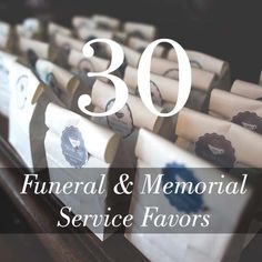 25 Beautiful Funeral Favors, Keepsakes, & Giveaways In Memory Of Dad, Memorial Service, Memorial Keepsakes, Memorial Gifts, Unique Ideas