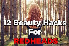 12 Beauty Hacks For Redheads That You Must Try Makeup Ideas For Redheads, Bangs Makeup, Makeup Tips For Redheads, Beauty Hacks Eyelashes, Redhead Makeup, Red Hair Don't Care, Beauty Makeup Tips