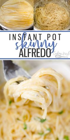 No Heavy Cream, Parmesan Cheese Sauce, Instant Pot Pasta Recipe, Pasta Alfredo, Easy Pasta Dishes, Recipe Dinner, Alfredo Recipe