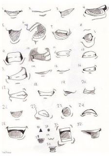 some drawings of different bowls and spoons