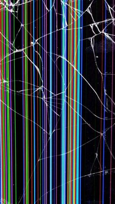 an image of colorful lines in the dark