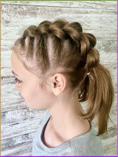 Double Bubble Braids. Tween. Preteen. Hairstyle. Braid hairstyle. Egyptian Hairstyles, Invisible Hair Extensions, Hairstyle Braid, Girly Hairstyles, Dance Hair, Girl Hairstyle, Bubble Braids, Hairstyles Kids