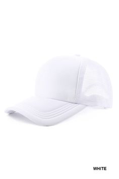 Experience the perfect blend of style and functionality with our Classic Trucker Hat. Its solid design and color-matched mesh give a trendy, hip look while the adjustable snap-back and breathable mesh back provide comfort. One-size fits most, making it a versatile accessory for any occasion. Cheap White Mesh Baseball Cap, Cheap Adjustable Mesh Snapback Hat, Cheap White Flat Bill Hats, Store Hours Sign, Coffee Candle, Romper Dress, Snap Backs, Sweater Weather, Hat Hairstyles