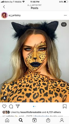 Transformers Makeup, Jungle Makeup, Makeup Carnaval, Beautiful Halloween Makeup, Colourful Acrylic Nails, Eye Makeup Images, Winter Nails Acrylic