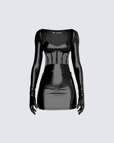 It’s your turn to show all your beautiful curves in this sleek, black dress 🤤  This piece includes gloves. The gloves are part of the shrug. Sleek Black Dress, Dress Shrug, Shrug For Dresses, Beautiful Curves, Kpop Fashion Outfits, Cropped Jacket, Performance Outfit, Stage Outfits, Kpop Outfits