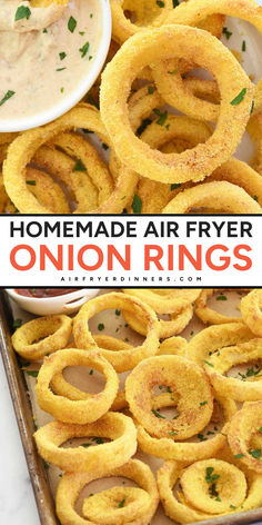 Crispy and golden, Homemade Air Fryer Onion Rings are the best game day appetizer! Made with Vidalia onion, beer, and cornmeal, this beer battered onion ring is ready in under 30 minutes. Try this simple game day recipe and enjoy! Onion Ring, Vidalia Onion, Beer Battered, Game Day Appetizers, The Best Game, Impressive Recipes, Vidalia Onions