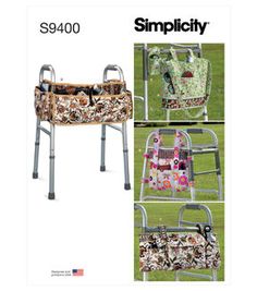 a magazine cover with an image of a baby walker in the middle and two pictures of it