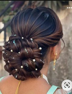 Long Bridal Hair, Hairstyles Design, Wedding Bun Hairstyles, Bridal Bun