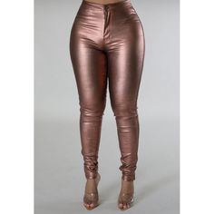 Shine Bright in Our Metallic Jeans! Ready to turn heads? Our metallic jeans are here to make a statement. Elevate your denim game with a bold, shimmering finish that's perfect for nights out, concerts, or whenever you want to stand out from the crowd. What Makes Them Must-Haves:- High-Impact Style: The metallic sheen instantly adds an edge to any outfit, giving you a look that’s both daring and fashionable.- Flattering Fit: Designed to sculpt and enhance, these jeans hug your curves in all the r Fringe Pants, Metallic Jeans, Solid Jumpsuit, Cropped Joggers, Pants Large, Loungewear Sets, Lace Cami, Faux Leather Pants, Cold Shoulder Top