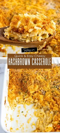 this hashbrown casserole is so delicious and easy to make