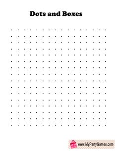 dots and boxes worksheet