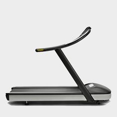 an electronic treadmill on a white background with no one around it or in the photo