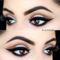 Permanente Make-up, Attractive Eyes, Eyeliner Styles, Braut Make-up, Make Up Looks, Luxury Makeup, Black Eyeliner, Eye Make, Eyebrow Makeup