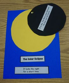 the solar eclipse craft is displayed on a table