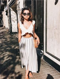 Bohol, Outfit Jeans, Skirt Maxi, Summer Fashion Outfits, Looks Style, Outfit Casual