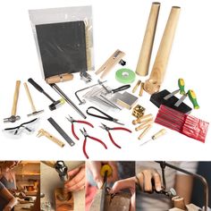 PRICES MAY VARY. 【Start Metalsmithing Journey】 Jewelry Metalsmith Tool Kit contains 55pcs most commonly jewelry making tools, such as a bench pin & clamp, ring clamp, 6 needle files, saw with 4 types blades, ring mandrel, ruler, caliper gauge, awl, dapping block, cube and 3 sizes punches, rubber block, steel block, horn anvil, 2 bracelet mandrels, 3 types pliers, 3 types hammers, shear, hand files, 12 sandpapers, safety glasses, finger tape. Sufficient quantity and different styles meet your nee Ring Mandrel, Tool Workbench, Metal Forming, Metalsmithing Jewelry, Jewelry Making Kits, Safety Glasses, Jewelry Making Tools, Making Tools, Jewelry Tools