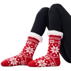 Complete Festive Set: One pair of Red Christmas socks, a delightful addition to your holiday wardrobe. Soft cloud-like material will keep your feet and toes warm in cold weather.With a mid-calf silhouette and a cover, they offer warmth and style in one. Get ready to embrace the holiday spirit with these delightful Christmas socks.High-Quality Material: Crafted from 100% polyester, these red socks are made of high-quality material, ensuring they are extra soft, durable, and wrinkle-resistant. The Cozy Socks For Stocking Stuffer, Comfortable Cozy Socks For Stocking Stuffers, Warm Snug Socks For Stocking Stuffer, Warm Cozy Socks For Stocking Stuffer, Cozy Winter Socks For Stocking Stuffers, Cozy Warm Socks For Stocking Stuffers, Warm Cozy Fit Socks For Stocking Stuffers, Snug Comfortable Winter Socks, Warm Comfortable Winter Socks