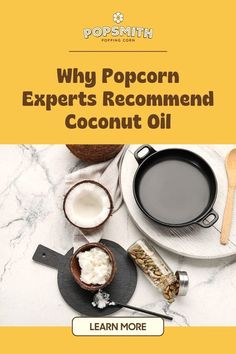 If you want better-tasting popcorn for movie night or game night, start cooking your homemade popcorn with coconut oil. We explain why many movie theater popcorn lovers recommend it in our blog post. You'll learn all about the smoke point of coconut oil, the flavor it adds to stovetop popcorn, and more. Visit the Popsmith website now for everything you need to know about popping homemade popcorn with coconut oil. | movie snacks