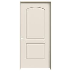 a white door on a white background