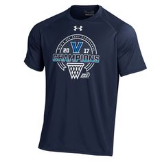 the under armour t - shirt is shown in navy