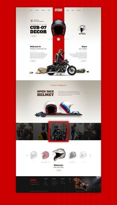 the motorcycle shop is open and ready for customers to use it's website design