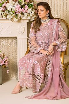 Gauravi Kumari, Sana Safinaz, Chiffon Collection, Pakistani Salwar Kameez, Maria B, Embroidered Chiffon, Embroidered Organza, Bridal Lehenga Choli, Festive Wear