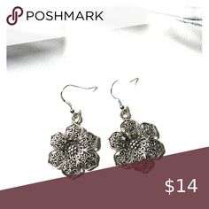 Earrings 4/22🌟 Lovely flower earrings, silver plated. Look for the 🌟then pick your 4 Jewelry Earrings Cheap Nickel-free Flower Earrings, Cheap Nickel-free Round Flower Earrings, Affordable Nickel-free Round Flower Earrings, Cheap Vintage Nickel-free Flower Earrings, Flower Earrings Silver, Military Hats, New Earrings, Military Hat, Earrings Cute