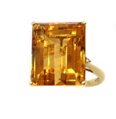 Luxury Yellow Gold Octagon Topaz Ring, Yellow Gold Citrine Topaz Ring, Emerald Cut, Timeless Emerald Cut Yellow Gold Topaz Ring, Timeless Emerald-cut Topaz Ring In Yellow Gold, Luxury Yellow Gold Emerald Ring With Square Cut, Rectangular Yellow Gold Topaz Ring, Yellow Gold Octagon Topaz Ring, Yellow Gold Octagon Topaz Ring Fine Jewelry, Yellow Gold Octagon Topaz Ring In Fine Jewelry Style