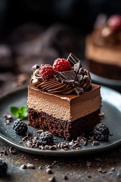 Chocolate Mousse Cake Chocolate Shell Recipe, Show Stopping Desserts, Special Birthday Desserts, Fancy Dessert Recipes, Birthday Pastry, Tort Cake, Birthday Preparation, Choco Mousse, Chocolate Mousse Cake Filling